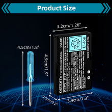 OSTENT 3.7V 1000mAh Rechargeable Li-ion Polymer Lithium-ion Battery Pack Tool Kit for Nintendo DSL NDS Lite