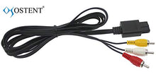 OSTENT AV Audio Video A/V TV Cable Cord for Nintendo 64 N64 Gamecube NGC SNES SFC