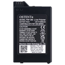 OSTENT Real 2500mAh 3.6V Lithium Ion Li-ion Polymer Rechargeable Battery Pack Replacement Upgraded Version for Sony PSP 1000 Console Video Games