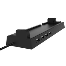OSTENT 4 USB Port Hub External Splitter Expansion Adapter Stand for Nintendo Switch