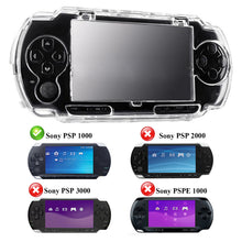 OSTENT Protector Clear Crystal Travel Carry Hard Cover Case Shell for Sony PSP 1000 Game Console