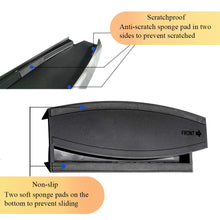OSTENT Skid Proof Console Vertical Stand Compatible for Sony PS3 Slim Console Video Game Color Black - PlayStation