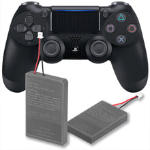 OSTENT 1000mAh 3.65V 3.7Wh Rechargeable Li-ion Battery Pack Replacement for Sony PS4 Pro / Slim CUH-ZCT2 Series Bluetooth Wireless Dual Shock Controller Second Generation New Version Small Connector