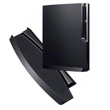 OSTENT Skid Proof Console Vertical Stand Compatible for Sony PS3 Slim Console Video Game Color Black - PlayStation
