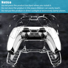 OSTENT Hard Transparent Crystal Protective Shell Skin Case Cover for Sony PS5 Wireless Controller