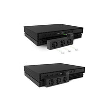 OSTENT External USB Port 3 Built-in Cooling Fans Cooler for Microsoft Xbox One X Console