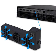 OSTENT External USB Port 3 Built-in Cooling Fans Cooler for Microsoft Xbox One X Console