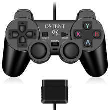 OSTENT Wired Analog Controller Gamepad Joystick Joypad for Sony Playstation PS2 PS1 PS One PSX Console Dual Shock Vibration Video Games