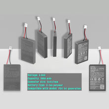 OSTENT 1000mAh 3.65V 3.7Wh Rechargeable Li-ion Battery Pack Replacement for Sony PS4 Original CUH-ZCT1 Series Bluetooth Wireless Dual Shock Controller First Generation Old Version Big Connector