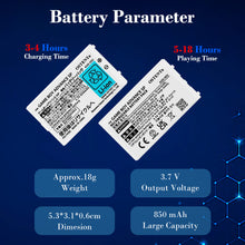 OSTENT 850mAh Rechargeable Lithium-ion Battery + Tool Pack Kit for Nintendo Gameboy Advance GBA SP