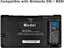 OSTENT 840mAh Rechargeable Lithium-ion Battery + Tool Pack Kit for Nintendo DSi NDSi