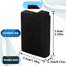 OSTENT Real 1800mAh 3.6V Lithium Ion Rechargeable Battery Pack Replacement for Sony PSP 1000 PSP-110 Console