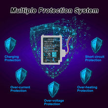 OSTENT 3.7V 1500mAh Li-ion Polymer Lithium Ion Rechargeable Battery Pack Replacement for Nintendo Wii U Gamepad