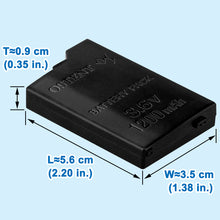 OSTENT Real 1200mAh 3.6V Lithium Ion Rechargeable Battery Pack Replacement for Sony PSP 2000/3000 PSP-S110 Console