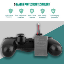 OSTENT 1000mAh 3.65V 3.7Wh Rechargeable Li-ion Battery Pack Replacement for Sony PS4 Pro / Slim CUH-ZCT2 Series Bluetooth Wireless Dual Shock Controller Second Generation New Version Small Connector