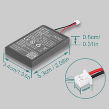 OSTENT 1000mAh 3.65V 3.7Wh Rechargeable Li-ion Battery Pack Replacement for Sony PS4 Pro / Slim CUH-ZCT2 Series Bluetooth Wireless Dual Shock Controller Second Generation New Version Small Connector