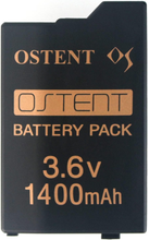 OSTENT Real 1400mAh 3.6V Lithium Ion Li-ion Polymer Rechargeable Replacement Battery Pack Upgraded Version for Sony PSP 2000/3000 PSP-S280 Console Video Games