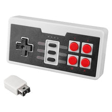 OSTENT Wireless Controller + Receiver Gamepad for Nintendo NES Mini Classic Edition Famicom Mini Console Color White [nintendo_ds]