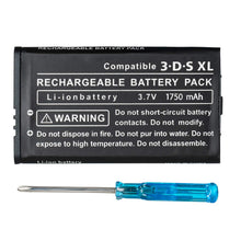 OSTENT 1750mAh 3.7V Rechargeable Li-ion Battery Pack + Tool Kit for Nintendo 3DS LL/XL