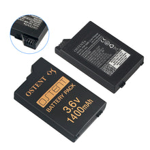 OSTENT Real 1400mAh 3.6V Lithium Ion Li-ion Polymer Rechargeable Battery Pack Replacement Upgraded Version for Sony PSP 2000/3000 PSP-S280 Console Video Games
