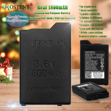 OSTENT 1800mAh 3.6V Lithium Ion Polymer Li-ion Polymer Rechargeable Battery Pack Replacement for Sony PSP 1000 PSP-110 Console