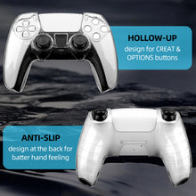 OSTENT Hard Transparent Crystal Protective Shell Skin Case Cover for Sony PS5 Wireless Controller