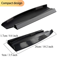 OSTENT Skid Proof Console Vertical Stand Compatible for Sony PS3 Slim Console Video Game Color Black - PlayStation