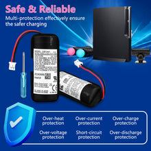 OSTENT 1380mAh Li-ion Battery Pack Rechargeable Lithium-ion Replacement for Sony PS3 Move Motion Controller