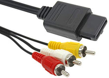 OSTENT AV Audio Video A/V TV Cable Cord for Nintendo 64 N64 Gamecube NGC SNES SFC