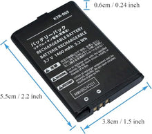 OSTENT 1400mAh 3.7V Rechargeable Lithium-ion Battery Pack for Nintendo New 3DS Console