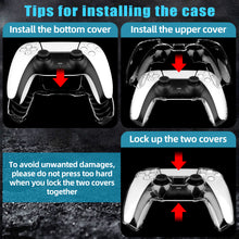 OSTENT Hard Transparent Crystal Protective Shell Skin Case Cover for Sony PS5 Wireless Controller