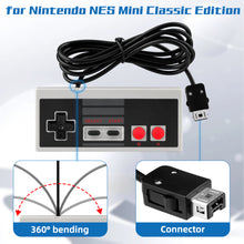 OSTENT 6 Feet Wired Controller Gamepad for Nintendo NES Mini Classic Edition Famicom Mini Console