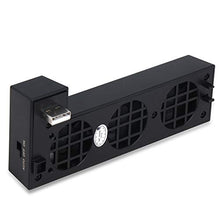 OSTENT External USB Port 3 Built-in Cooling Fans Cooler for Microsoft Xbox One X Console