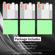 OSTENT 3 x Ultra Clear Screen Guard Film LCD Protector for Nintendo DSi NDSi