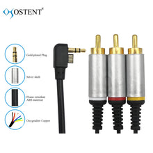 OSTENT TV AV Video RCA Composite Cable Cord for Sony PSP 2000 Console