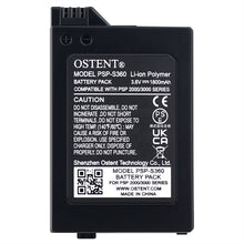 OSTENT Real 1800mAh 3.6V Lithium Ion Li-ion Polymer Rechargeable Battery Pack Replacement Upgraded Version for Sony PSP 2000/3000 Console Video Games