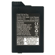 OSTENT Real 1400mAh 3.6V Lithium Ion Li-ion Polymer Rechargeable Battery Pack Replacement Upgraded Version for Sony PSP 2000/3000 PSP-S280 Console Video Games