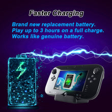 OSTENT 3.7V 1500mAh Li-ion Polymer Lithium Ion Rechargeable Battery Pack Replacement for Nintendo Wii U Gamepad