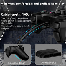 OSTENT Wired Analog Controller Gamepad Joystick Joypad for Sony Playstation PS2 PS1 PS One PSX Console Dual Shock Vibration Video Games