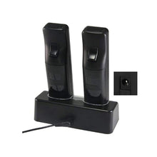 OSTENT Charger Dock Station + 2 Battery Packs for Nintendo Wii Remote Controller